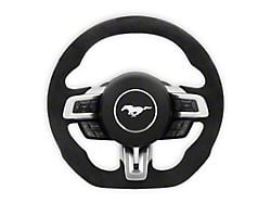 Drake Muscle Cars Steering Wheel; Alcantara (18-23 Mustang w/o Heated Steering Wheel)