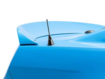 Drake Muscle Cars Billet Aluminum Short Antenna; Black; 4-Inch (10-14 Mustang)