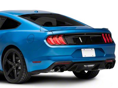 Drake Muscle Cars Decklid Panel; Gloss Black (15-23 Mustang)