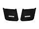 Drake Muscle Cars Hood Vent Inserts; Satin Black (18-23 Mustang GT, EcoBoost)
