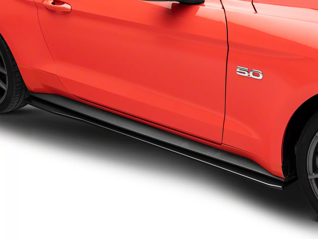 ★CRANK★EYELET MUSTANG SKIRT_BK★正規品/韓国直送料込/人気 NYTOP 2024-Current Ford Mustang Side Skirt Extension