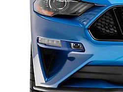 Drake Muscle Cars Turn Signal/Fog Light Covers; Unpainted (18-23 Mustang GT, EcoBoost)