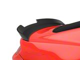 Wicker Bill Style Rear Spoiler; Satin Black (15-23 Mustang Fastback)