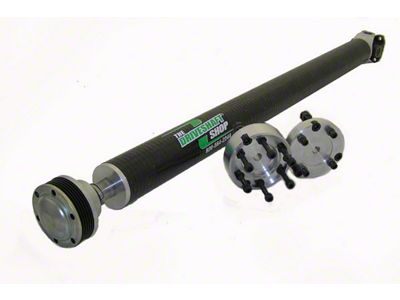 The Driveshaft Shop 3.80-Inch Carbon Fiber One Piece Driveshaft with 4-Bolt Transmission Flange (06-14 Charger w/ SRT Hellcat Rear Differential Conversion)