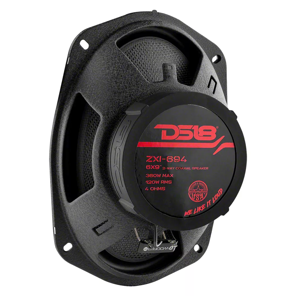 さーちゃ DS18 Charger ZXI 6x9-Inch 2-Way Coaxial Speakers with Kevlar Cone