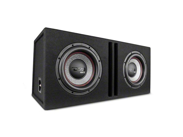 Ssl 10 Inch Sub DS18 Universal AM Dual 10-Inch Loaded Subwoofer Ported Enclosure with ...