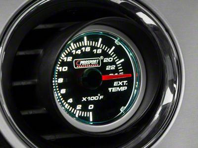 Prosport 52mm Performance Series Exhaust Gas Temperature Gauge; Electrical; Blue/White (Universal; Some Adaptation May Be Required)