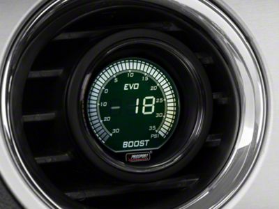 Prosport 52mm EVO Series Digital Boost Gauge; Electrical; 35 PSI; Green/White (Universal; Some Adaptation May Be Required)