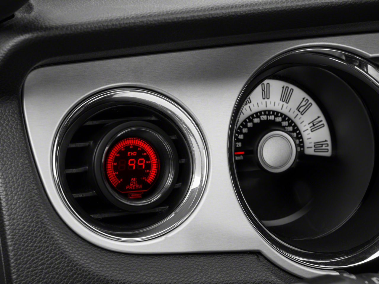 2'' Oil Pressure Gauge Meter With Sensor Tinted 7 Color Car Digital LED 0-140 PSI 52mm Oil Pressure Tester Gauge