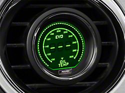 Prosport 52mm EVO Series Digital Oil Temperature Gauge; Electrical; Green/White (Universal; Some Adaptation May Be Required)