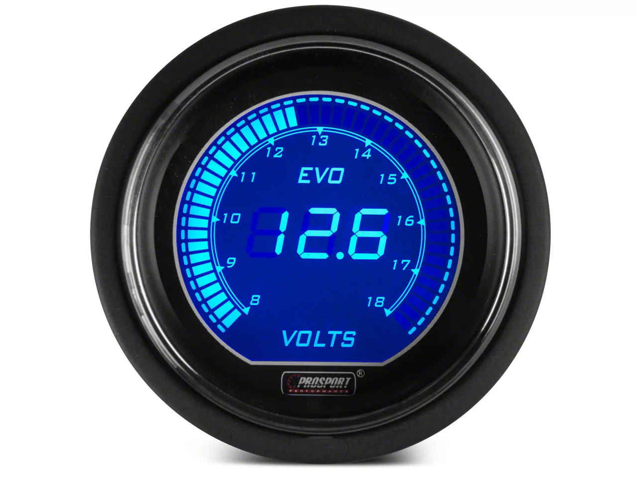 Purchase Volt Meter Gauge, 2"/52mm, Black / Chrome, LED Blue Back Lighting, 043-V-BC In US - Foto 7