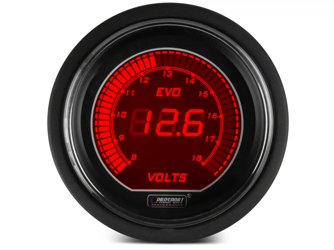 52mm 2" 7 Color LED Digital&Pointer Car Volt Meter Voltmeter Voltage