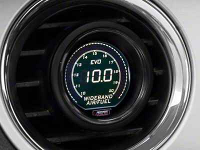 Prosport 52mm EVO Series Digital Wideband Air/Fuel Ratio Gauge; Green/White (Universal; Some Adaptation May Be Required)