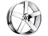 DUB Baller Chrome Wheel; 22x9; 15mm Offset (06-10 RWD Charger)