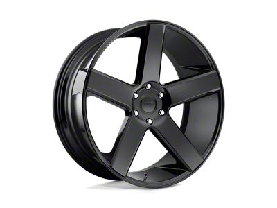 DUB Baller Gloss Black Wheel; 22x9; 15mm Offset (10-15 Camaro, Excluding ZL1)