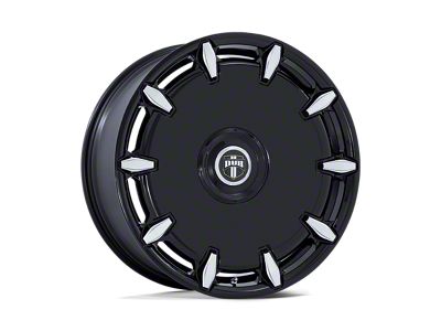 DUB Cheef Gloss Black Milled Wheel; 24x9; 38mm Offset (10-15 Camaro, Excluding ZL1)