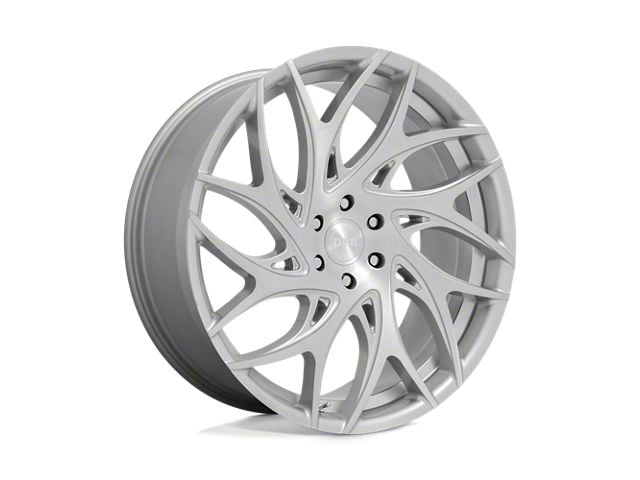 DUB G.O.A.T. Silver Brushed Face Wheel; 20x9 (16-24 Camaro)