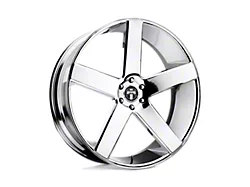 DUB Baller Chrome Wheel; 24x9; 15mm Offset (08-23 RWD Challenger, Excluding SRT Hellcat & Widebody)