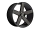 DUB Baller Matte Black Double Dark Tint Wheel; 22x9 (08-23 RWD Challenger, Excluding Widebody)