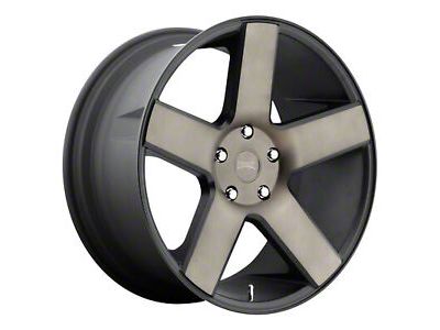 DUB Baller Matte Black Double Dark Tint Wheel; 22x9.5; 13mm Offset (08-23 RWD Challenger, Excluding Widebody)