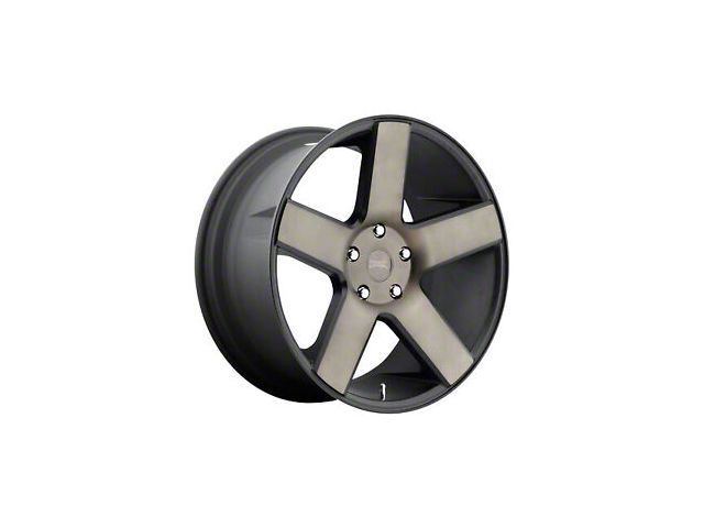 DUB Baller Matte Black Double Dark Tint Wheel; 22x9.5 (08-23 RWD Challenger, Excluding Widebody)