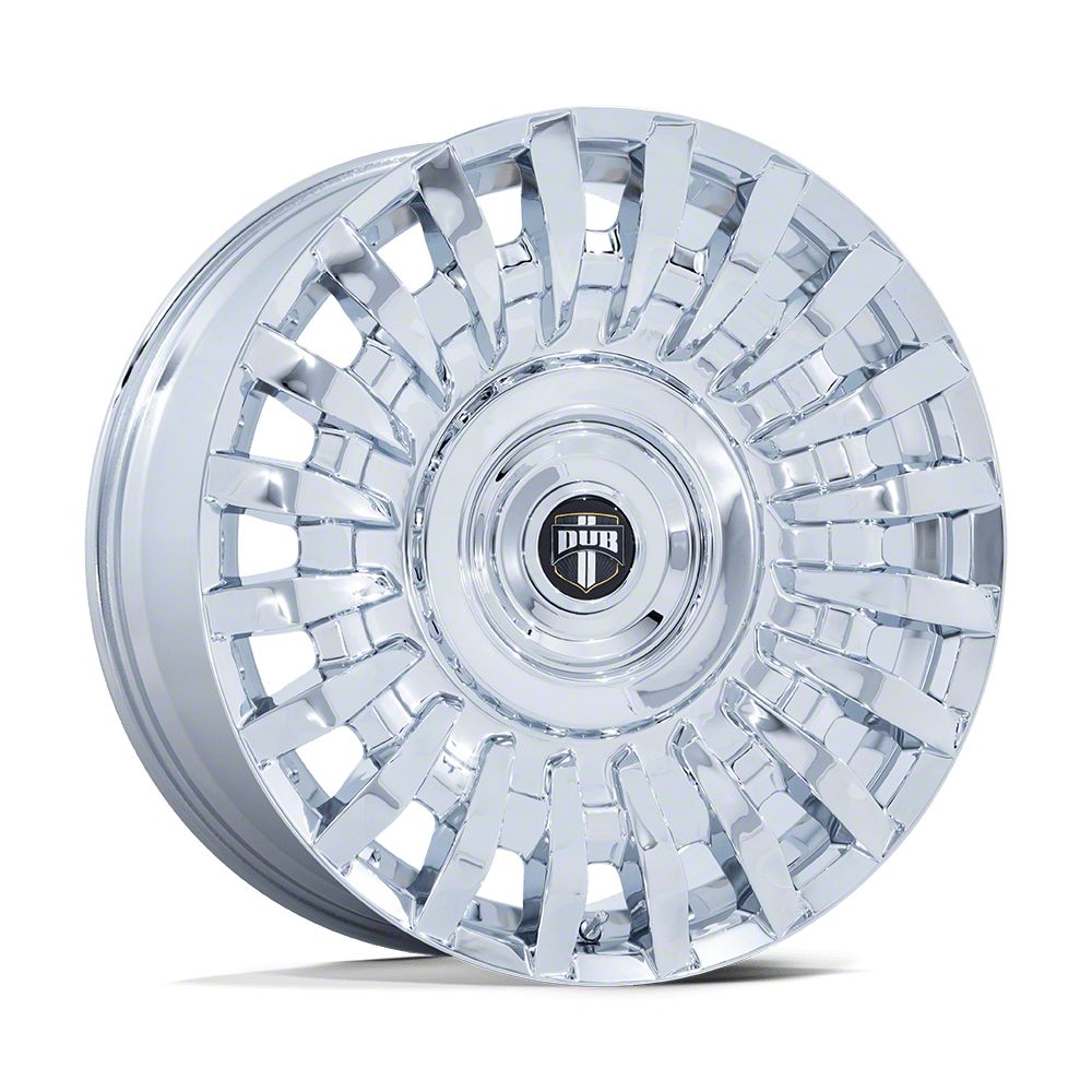 １着でも送料無料 DUB Challenger Offset 38mm 24x9; Wheel; Chrome Honcho ホビーラジコン