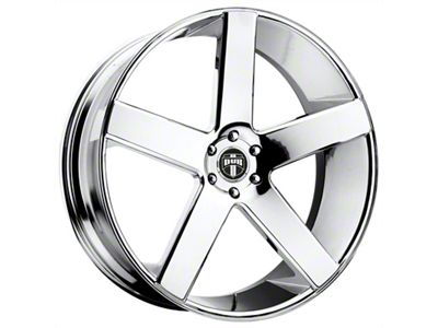 DUB Baller Chrome Wheel; 22x9; 15mm Offset (11-23 RWD Charger, Excluding Widebody)