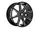 DUB Push Gloss Black Milled Wheel; 20x8.5 (11-23 RWD Charger, Excluding Widebody)
