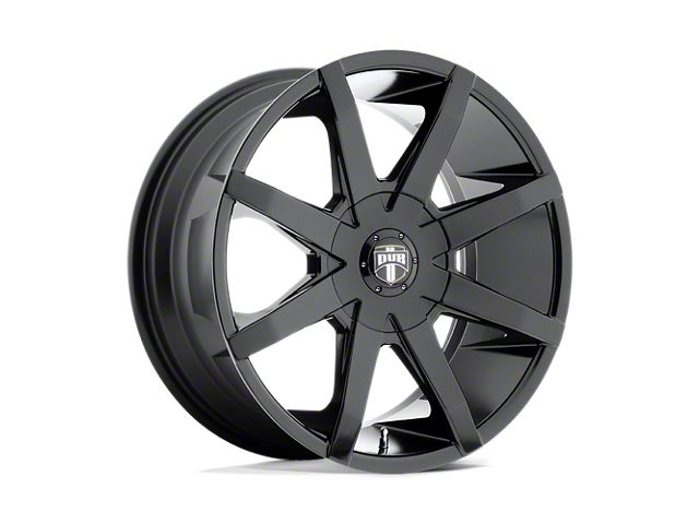 DUB Push Gloss Black Wheel; 20x8.5 (21-24 Mustang Mach-E)