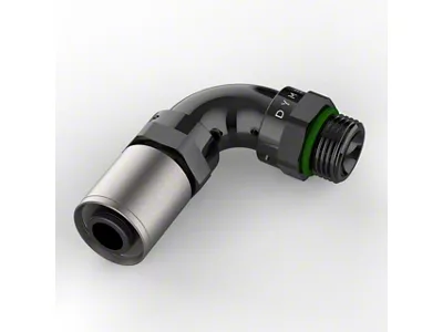 Dyme PSI FATBOY D-TYPE Crimp ORB Fitting; 90-Degree