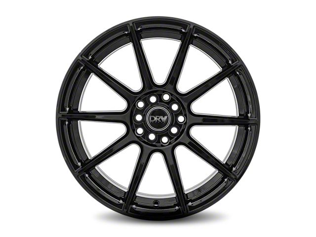 Racing Dynamic Rims Dynamic Racing Wheels Mustang D10 Gloss Black Wheel; 18x8; 40mm Offset ...
