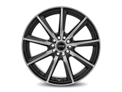 Dynamic Racing Wheels D18 Gloss Black Machined Wheel; 18x7.5; 40mm Offset (05-09 Mustang GT, V6)