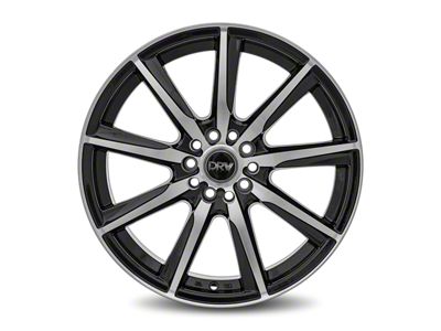 Dynamic Racing Wheels D18 Gloss Black Machined Wheel; 18x7.5 (05-09 Mustang GT, V6)