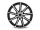 Dynamic Racing Wheels D18 Gloss Black Machined Wheel; 18x7.5 (05-09 Mustang GT, V6)
