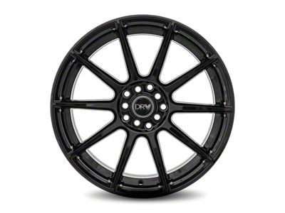 Dynamic Racing Wheels D10 Gloss Black Wheel; 18x8 (10-14 Mustang GT w/o Performance Pack, V6)