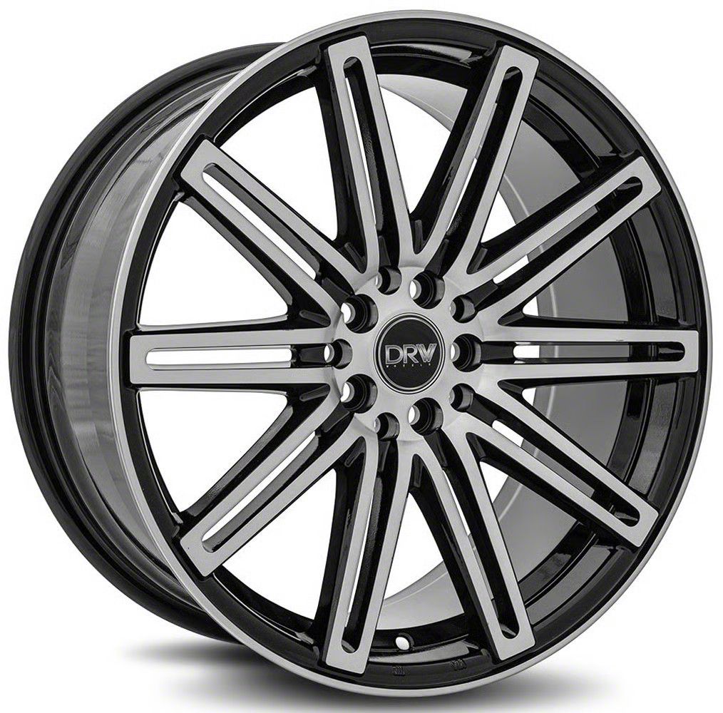 Dynamic Racing Wheels Mustang D13 Gloss Black Machined Wheel; 17x7 ...