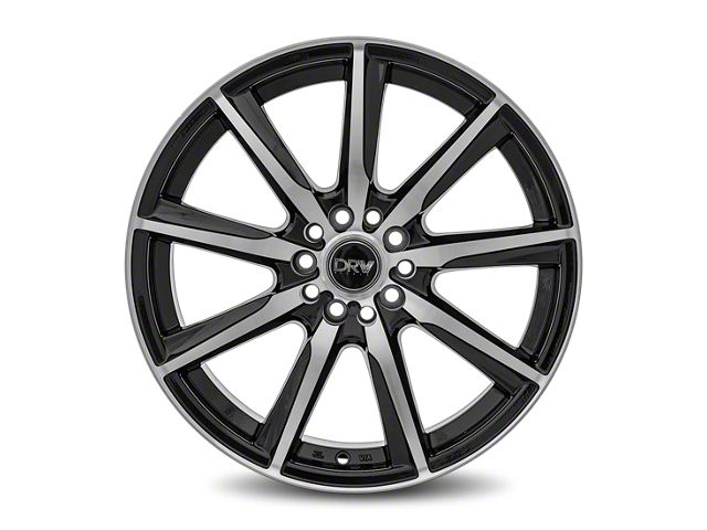 Dynamic Racing Wheels D18 Gloss Black Machined Wheel; 18x7.5 (10-14 Mustang GT w/o Performance Pack, V6)