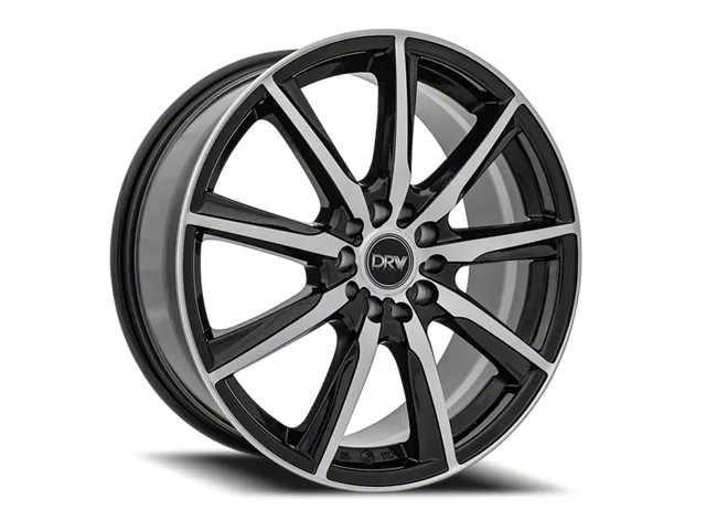 Racing Dynamic Rims Dynamic Racing Wheels Mustang D18 Gloss Black Machined Wheel; 18x7.5 ...