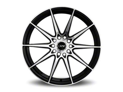 Dynamic Racing Wheels D19 Gloss Black Machined Wheel; 18x8 (10-14 Mustang GT w/o Performance Pack, V6)