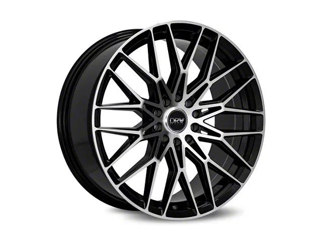 Racing Dynamic Rims Dynamic Racing Wheels Mustang D21 Gloss Black Machined Wheel; 17x7.5 ...