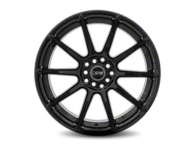 Dynamic Racing Wheels D10 Gloss Black Wheel; 18x8 (2024 Mustang EcoBoost w/o Performance Pack)