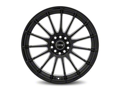 Dynamic Racing Wheels D15 Gloss Black Wheel; 18x8 (2024 Mustang EcoBoost w/o Performance Pack)