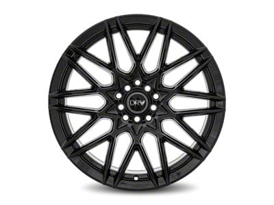 Dynamic Racing Wheels D17 Gloss Black Wheel; 18x8 (2024 Mustang EcoBoost w/o Performance Pack)