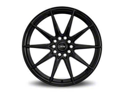 Dynamic Racing Wheels D19 Gloss Black Wheel; 18x8 (2024 Mustang EcoBoost w/o Performance Pack)
