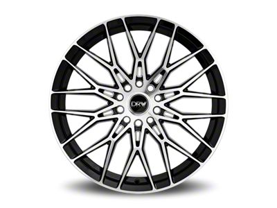 Dynamic Racing Wheels D21 Gloss Black Machined Wheel; 18x8 (2024 Mustang EcoBoost w/o Performance Pack)