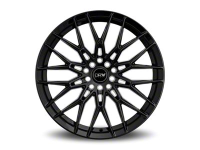 Dynamic Racing Wheels D21 Gloss Black Wheel; 18x8; 38mm Offset (24-25 Mustang EcoBoost w/o Performance Pack)
