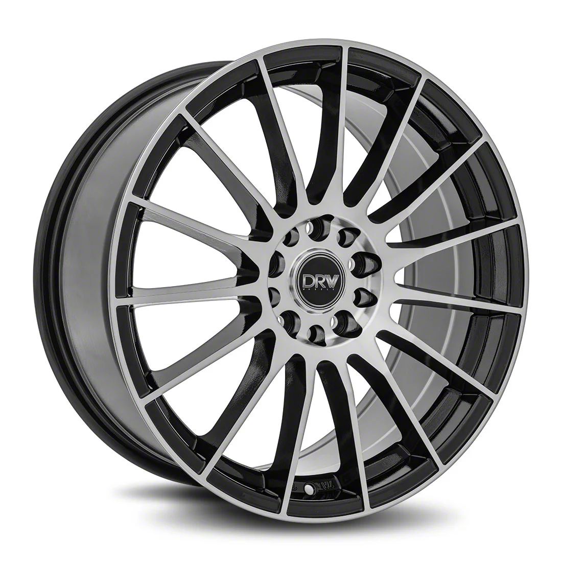 Dynamic Racing Wheels Mustang D15 Gloss Black Machined Wheel; 18x8 ...