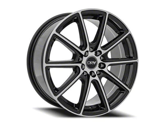 Racing Dynamic Rims Dynamic Racing Wheels Mustang D16 Gloss Black Machined Wheel; 18x8 ...