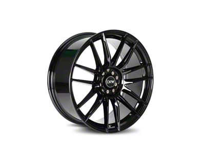 Dynamic Racing Wheels D22 Gloss Black Wheel; 17x7.5; 38mm Offset (99-04 Mustang GT, V6)