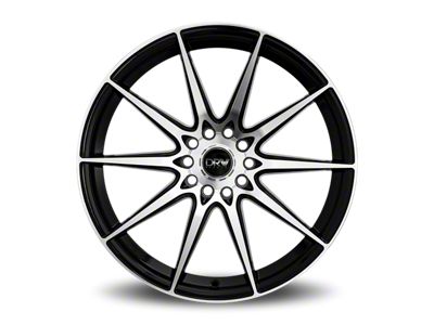 Dynamic Racing Wheels D19 Gloss Black Machined Wheel; 18x8; 38mm Offset (21-25 Mustang Mach-E)